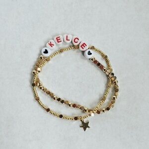 ❤️ KC Chiefs “Kelce” Bracelet Set ❤️